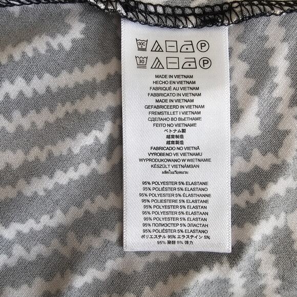 Michael Kors Black & White Sleeveless Dress - Size L - Picture 6 of 6